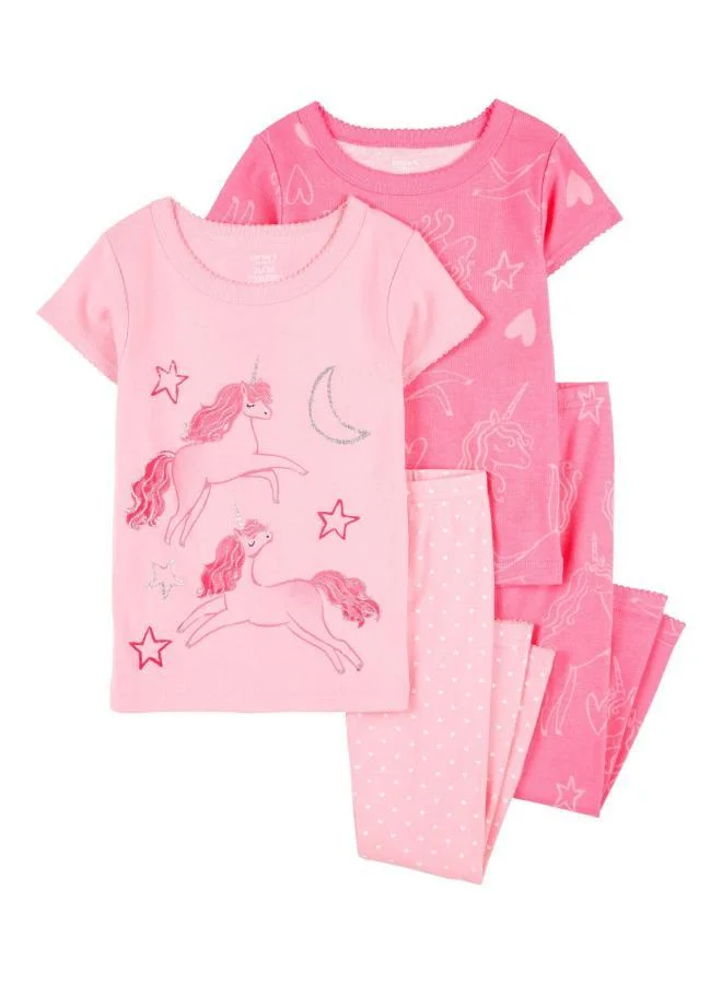 carter's Toddler Printed 4PC Pyjamas Set