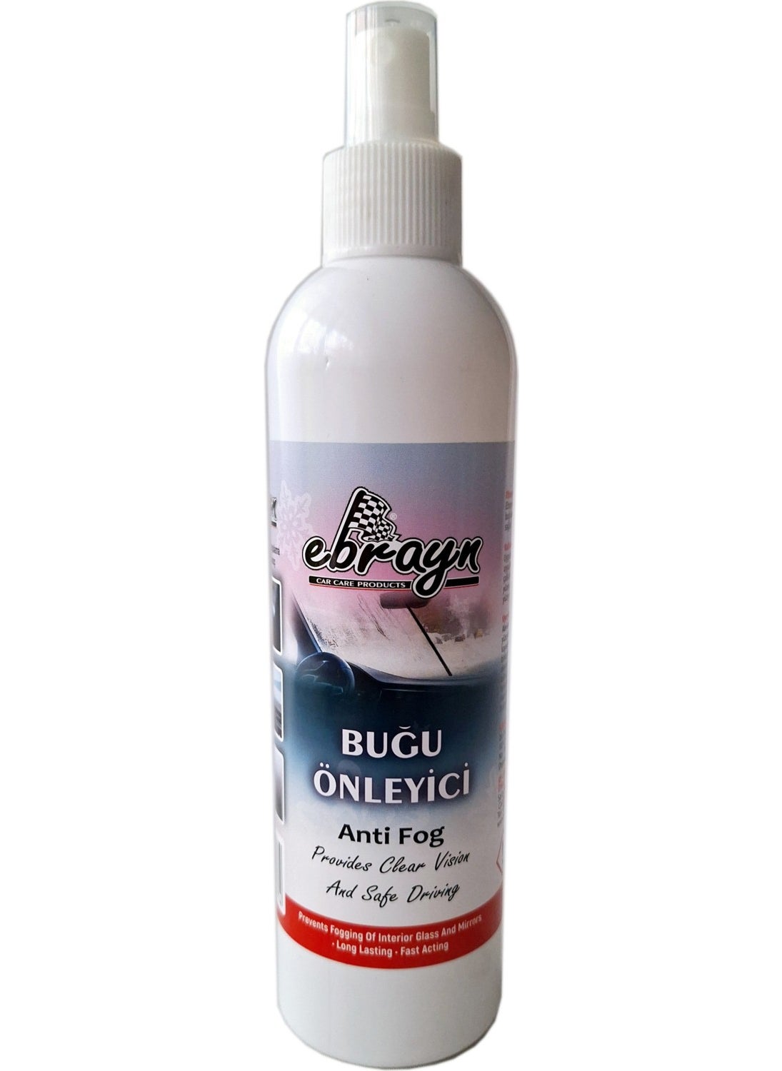 Ebrayn - Anti-Fog 250 Ml. For Home, Auto, Helmet, Eyeglass Lenses - Image 1