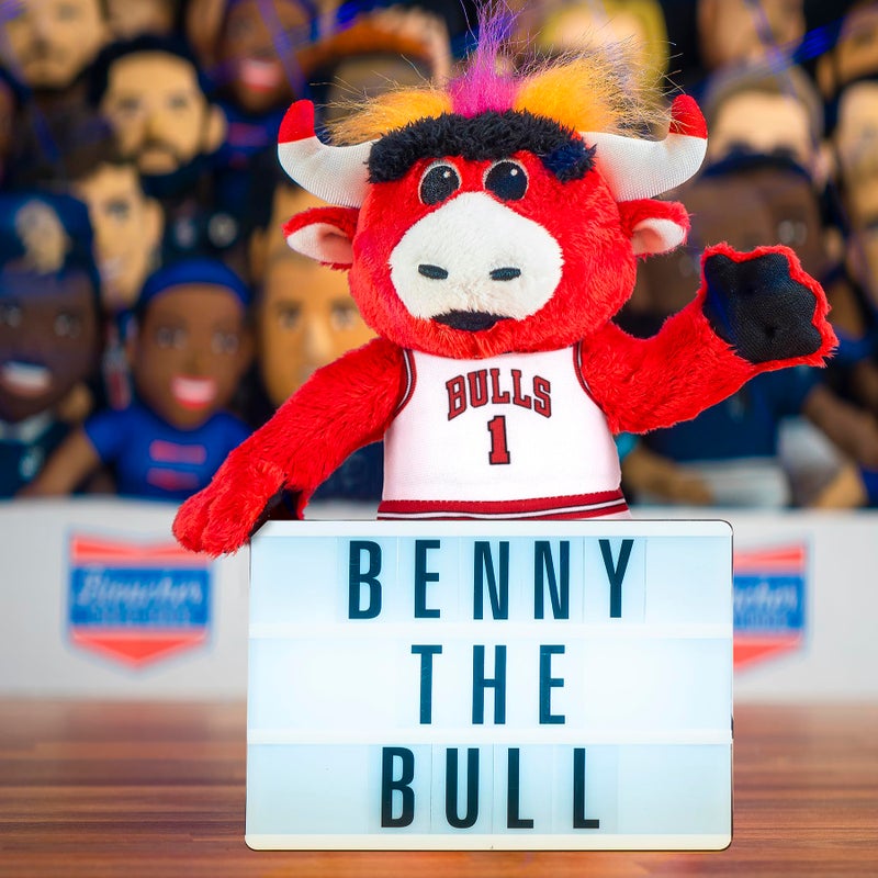 Bleacher Creatures Chicago Bulls Benny The Bull 10 Plush Figure A Mascot for Play or Display - Image 3