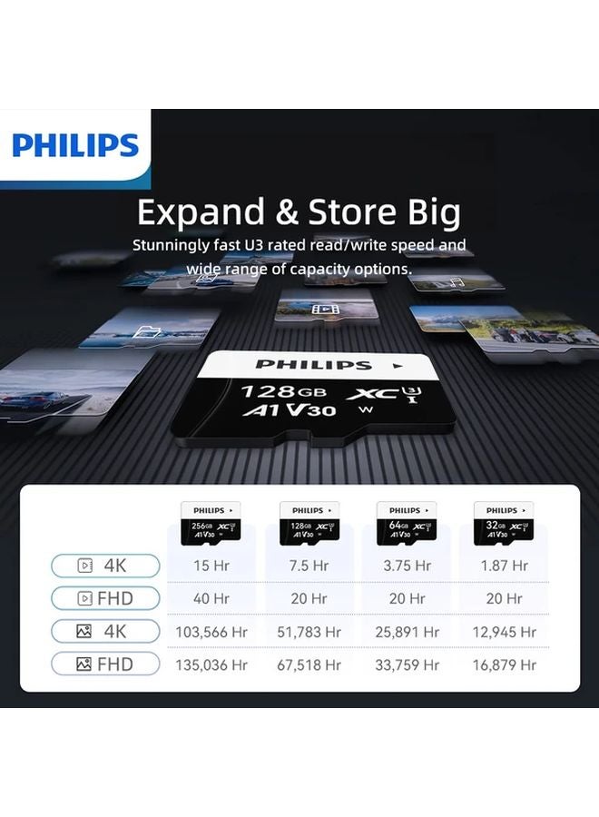 فيليبس حزمة من 5 بطاقات ذاكرة إس دي بسعة 64 جيجابايت - تخزين مستقر للهاتف والكمبيوتر والكاميرا - Image 5