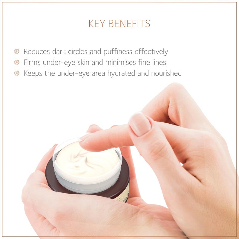 SoulTree Hemp Repair Calm UnderEye Cream Reduces undereye dark circles puffiness All Skin types 15g - Image 3