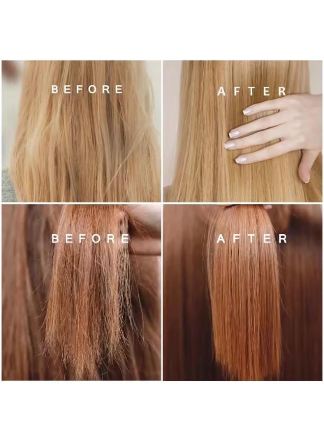 Protein Queen Brazilian Professional Hair Treatment Set, Keratine Moisturizing & Hair Loss Control, Repair, Nourishment. Featuring– SHAMPOO, CONDITIONER, MASK, OIL & Collagen AMPOULES – Sulfate-Free, Protein-Rich Formula (Shampoo 1) - Image 5