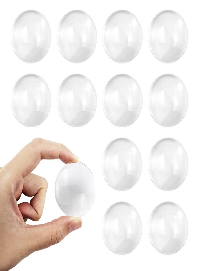YOLUFER 20Pcs Optical 3D Magnifying Lenses Biconvex Lens Magnifier 40.6mm Optical Plastic PMMA Lens for Magnification - Image 1