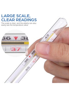 Gonice screen mercury free glass thermometer, mercury-free thermometer 1pcs  - Image 3