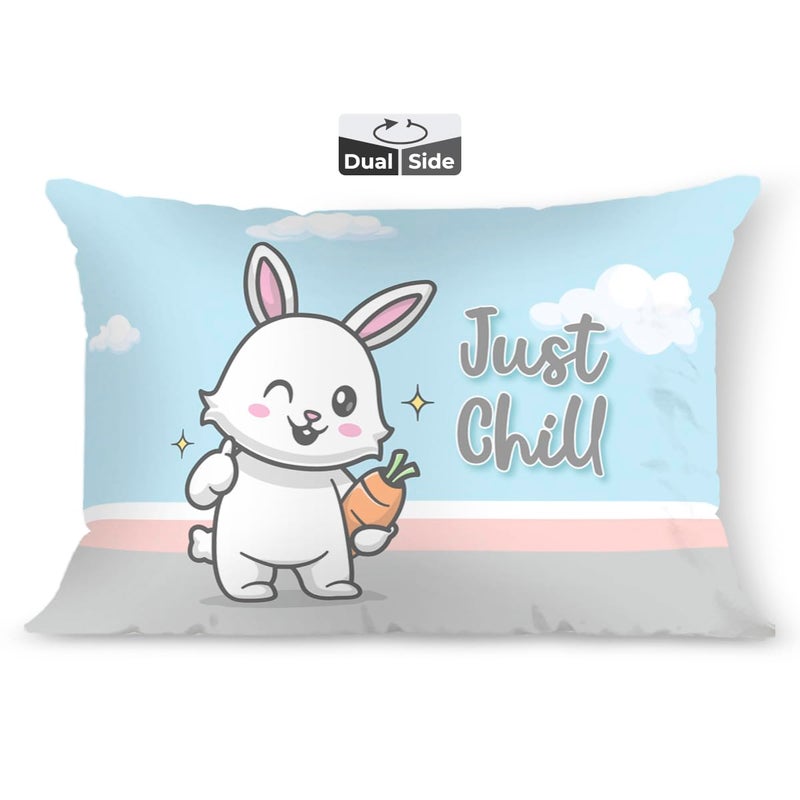 Brizberry® Kids Pillow Cushion with Super Soft Fabric | Animal & Cartoon Prints | 12x18 inches (Design 18) - Image 1