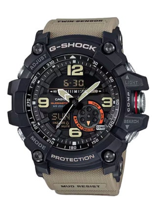 Casio G-Shock GG-1000-1A5DR Men's Mudmaster Watch – Twin Sensor, Mud Resistant, Analog-Digital, Military Style, Beige Resin Band, Shock Resistant, Outdoor Sport Tactical Watch - pzsku/Z85F49C6033010167C500Z/45/1745424256/99dd7b06-095e-46e6-a645-1e2c96561f87