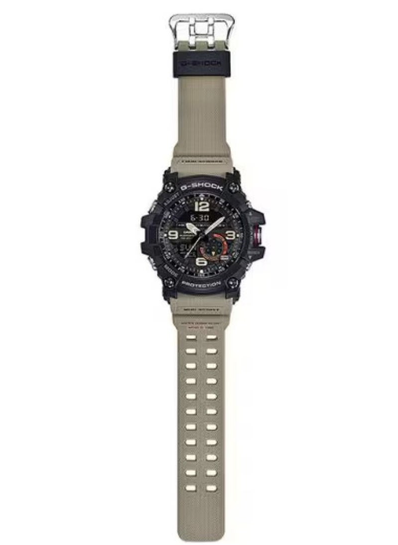 G-SHOCK Casio G-Shock GG-1000-1A5DR Men's Mudmaster Watch – Twin Sensor, Mud Resistant, Analog-Digital, Military Style, Beige Resin Band, Shock Resistant, Outdoor Sport Tactical Watch  - Image 2