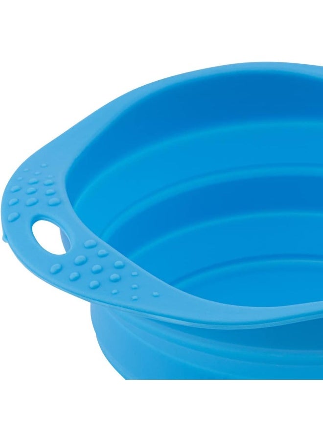 Beco Travel Bowl - Collapsable Silicone Food and Water Bowl for Dogs - M - Pink - Image 3