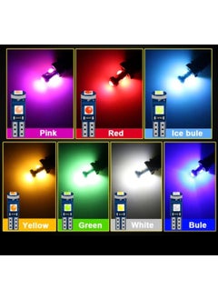 Erlight 10 Pieces T5 LED Speedometer Dial Ambient Lighting Bulb Red and White  - Image 1
