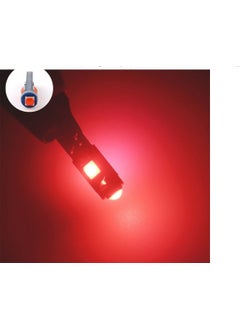 Erlight 10 Pieces T5 LED Speedometer Dial Ambient Lighting Bulb Red and White  - Image 2