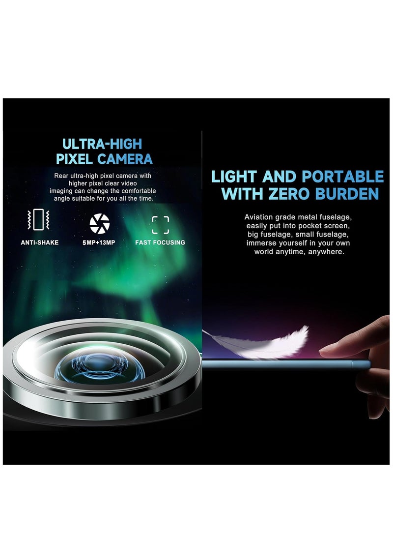 Umiio Smart Android Tablet S24 Ultra 10.1-inch HD Display with Touchpad Keyboard/Case and EWB Handbag 12GB RAM 512GB ROM 5G Network Dual SIM Kids Tablet WiFi GPS Slim Tab-Gold  - Image 2