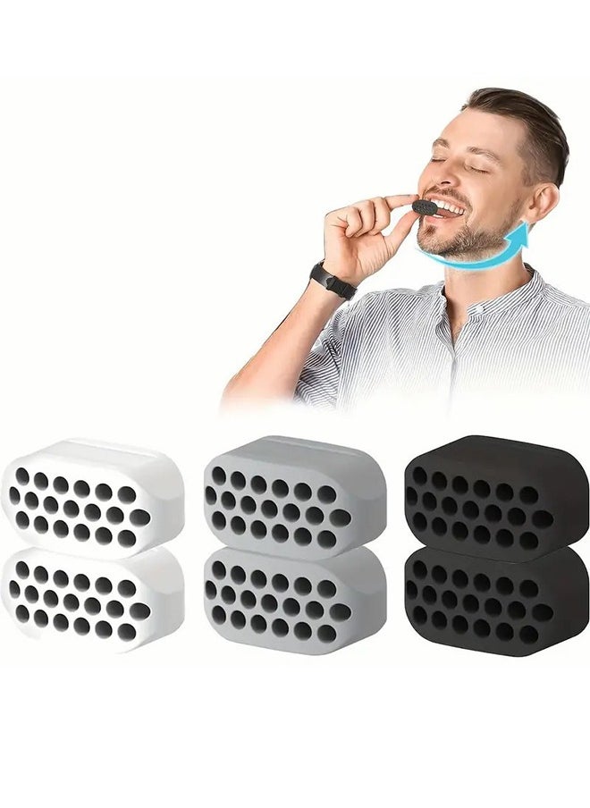 Generic - Jaw Exerciser For Men And Women - (6 Pieces) Silicone Jawline Exerciser - Powerful Jaw Trainer For Beginners, Intermediate And Advanced Users - Image 1