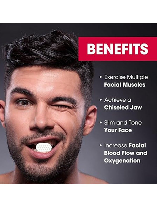 Generic - Jaw Exerciser For Men And Women - (6 Pieces) Silicone Jawline Exerciser - Powerful Jaw Trainer For Beginners, Intermediate And Advanced Users - Image 1