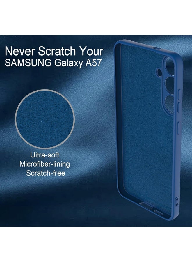 غطاء هاتف نحيف أزرق من مادة TPU سيليكون لهاتف Samsung Galaxy A57 - غطاء خلفي مرن غير لامع - Image 5