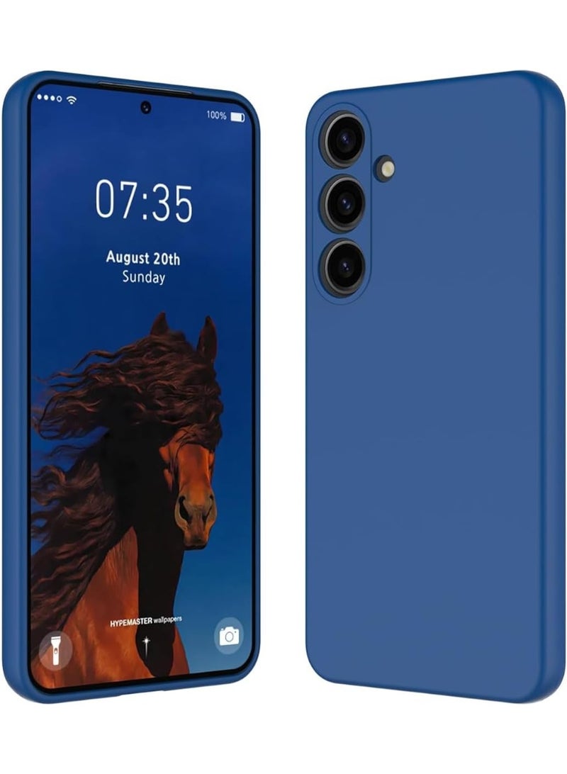 غطاء هاتف نحيف أزرق من مادة TPU سيليكون لهاتف Samsung Galaxy A57 - غطاء خلفي مرن غير لامع - Image 1