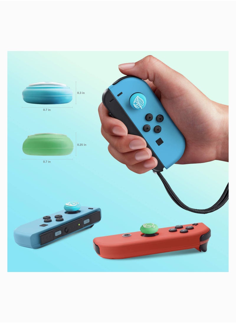 SYOSI - Thumb Grip Cap, Analog Stick Caps for Nintendo Switch/Switch Lite, Daugee Switch Thumbs Grips Caps Soft Silicone Joystick Cover for Joy-con Controllers Animal Crossing Theme 4Packs - Image 1