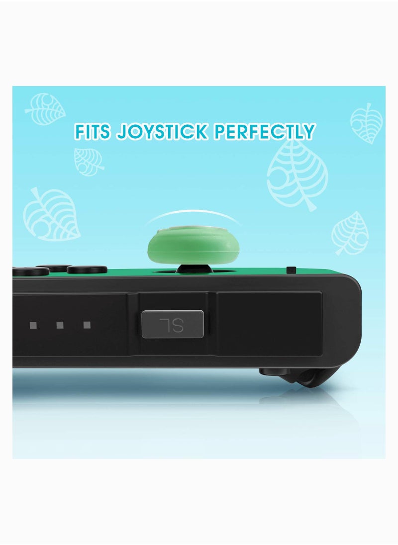 SYOSI - Thumb Grip Cap, Analog Stick Caps for Nintendo Switch/Switch Lite, Daugee Switch Thumbs Grips Caps Soft Silicone Joystick Cover for Joy-con Controllers Animal Crossing Theme 4Packs - Image 1