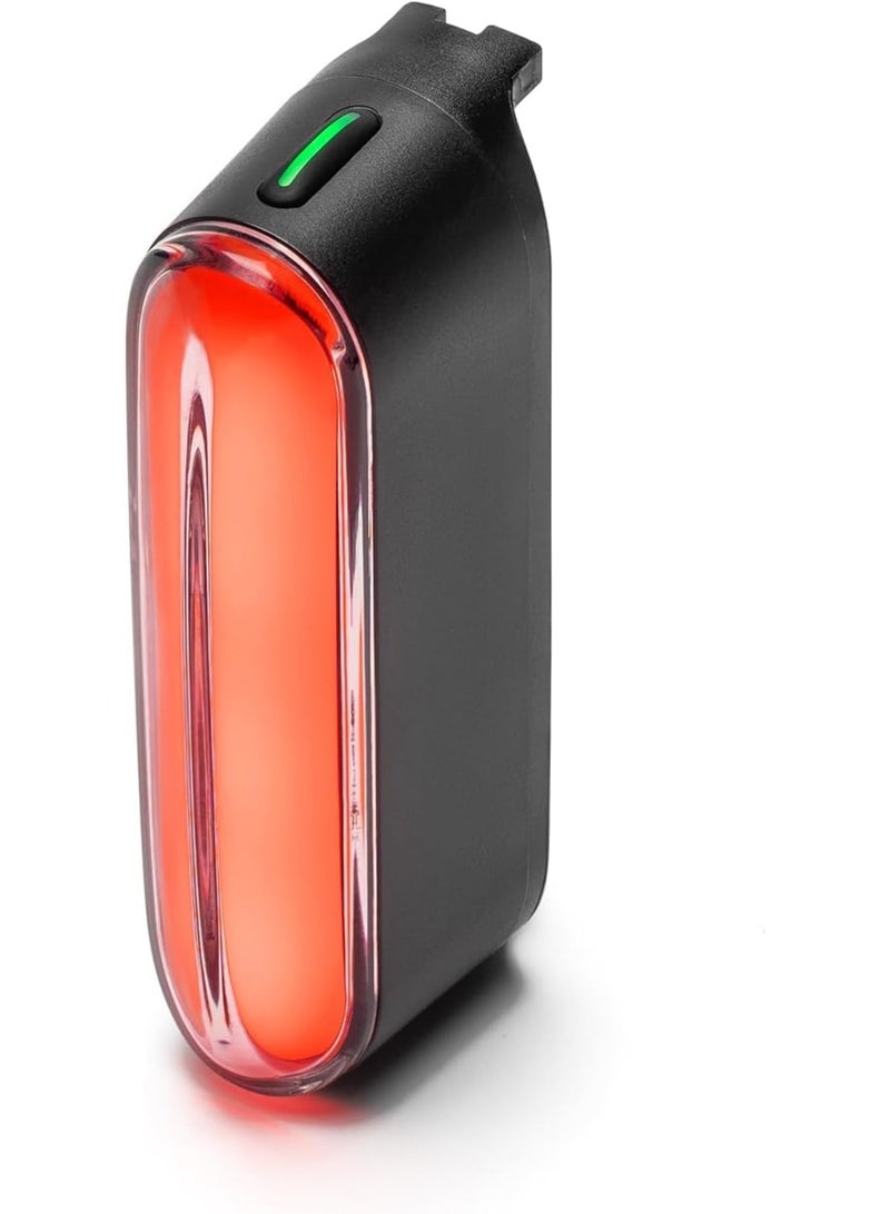 Barakah Bike Tail Light, Magnetic Induction USB-C Rechargeable LED Rear Bicycle Safety Light IPX6 Waterproof with 7 Flash Modes Compact Cycling Accessory for Road Mountain Bikes Commuting Night Riding - Image 1