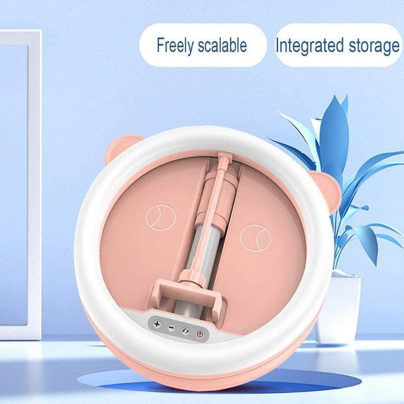 SCIENISH Ring Light for makeup model and products with lighting and phone holder - Image 3