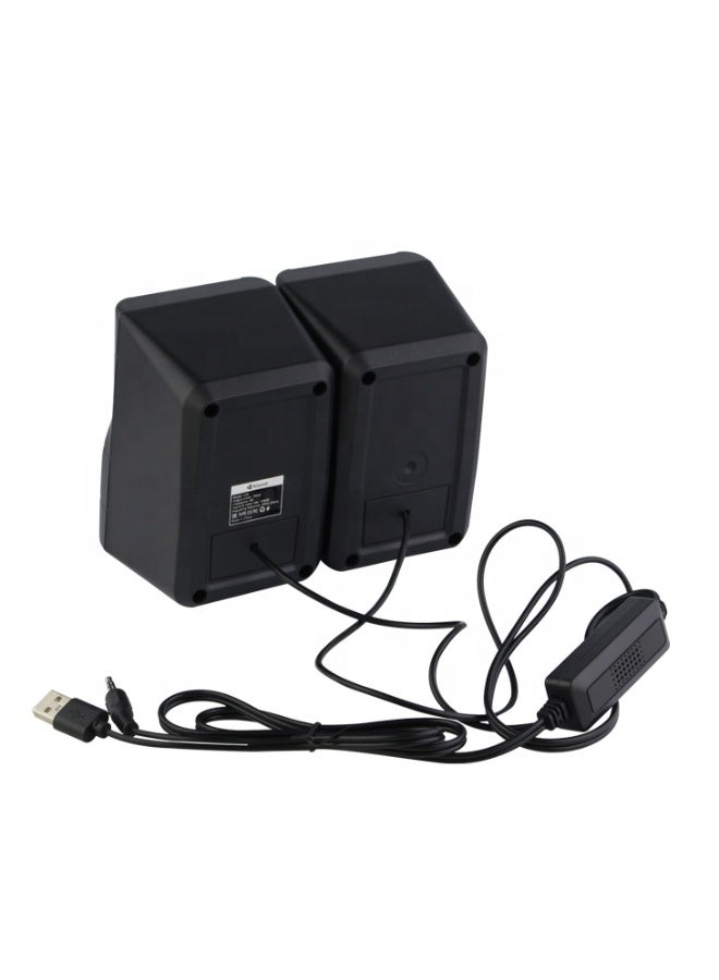 Kisonli X33 RGB Lighting Mini Speaker Box for Mobile Phone Computer Desktop Pc Accessories USB Powered Wired 2.0 Gaming Speakers - Image 5