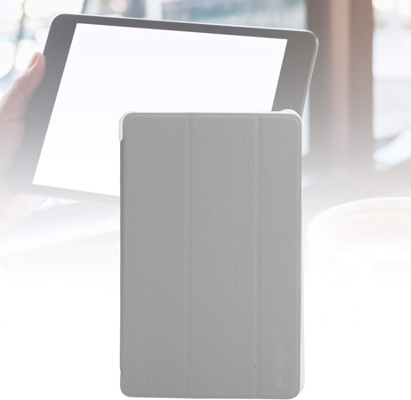 Tablet PU Case for iplay40, Protective Flip Cover with Adjustable Stand, Anti - Slip Texture and Raised Edge Design, Slim Lightweight Computer Accessories (Silver) - Image 4