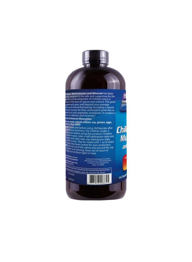 Dr's Advantage DA862 Liquid Children's Multivitamin and Minerals, 16 oz. - Image 4