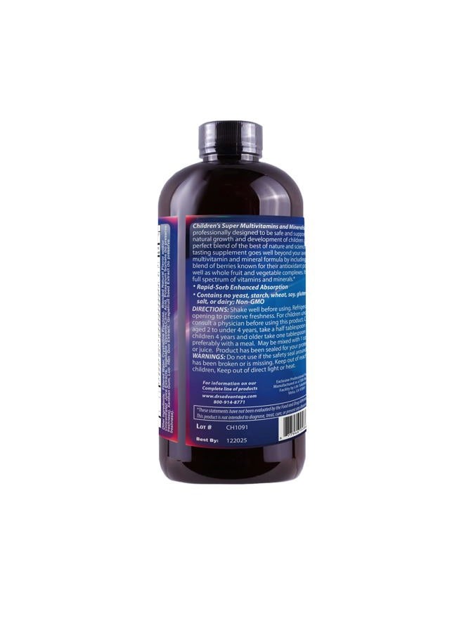 Dr's Advantage DA862 Liquid Children's Multivitamin and Minerals, 16 oz. - Image 3