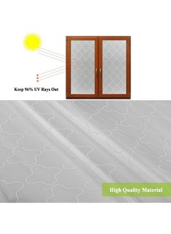 Y&D Window Film Decorative Privacy No Glue Glass Sticker For Door Home House Ofiice Heat Control Anti UV 90 x 200 cm  - Image 3