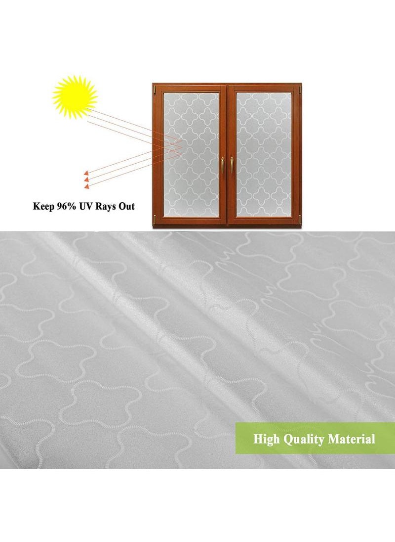Y&D Window Film Decorative Privacy No Glue Glass Sticker For Door Home House Ofiice Heat Control Anti UV 90 x 200 cm  - Image 3
