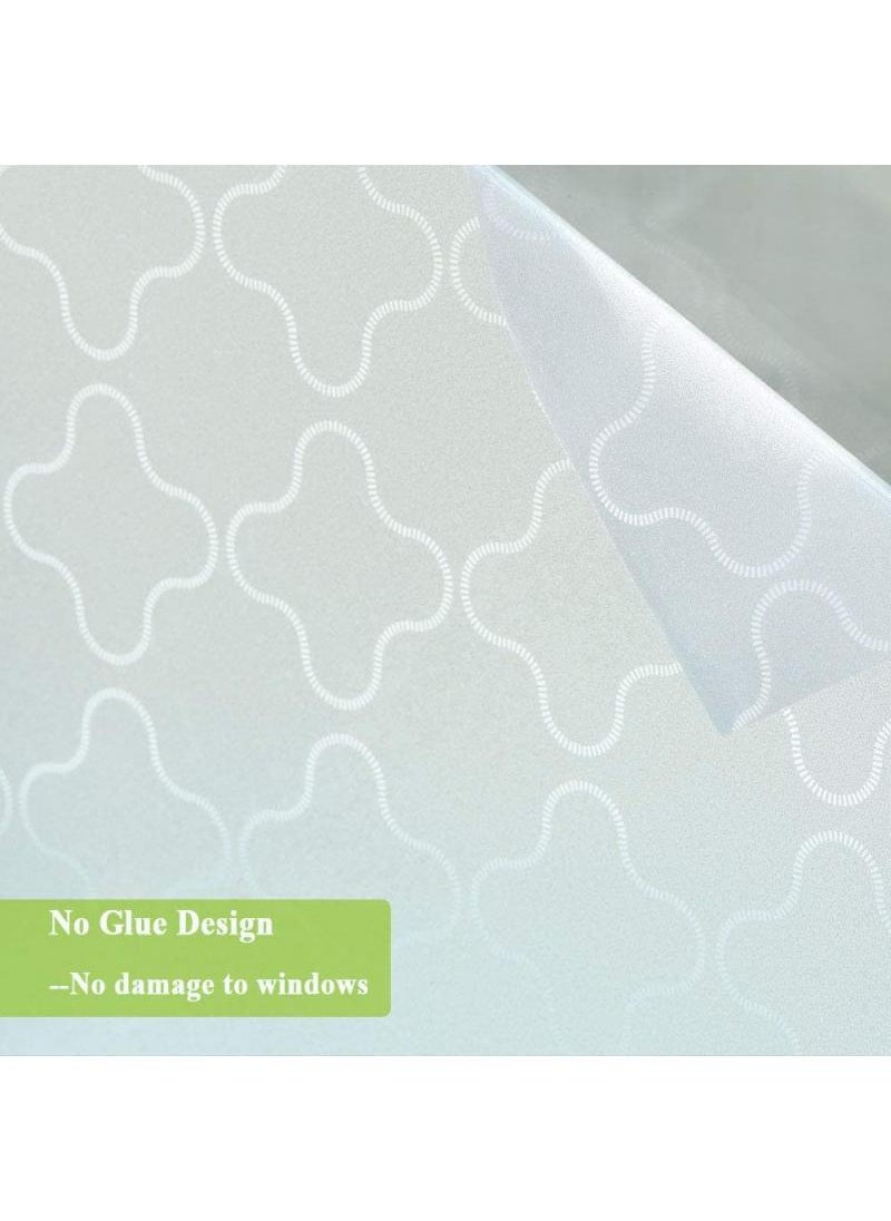 Y&D Window Film Decorative Privacy No Glue Glass Sticker For Door Home House Ofiice Heat Control Anti UV 90 x 200 cm  - Image 4
