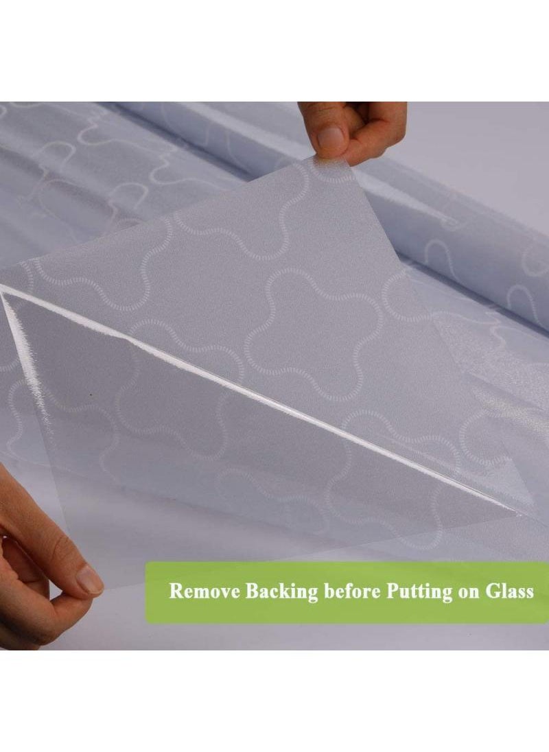 Y&D Window Film Decorative Privacy No Glue Glass Sticker For Door Home House Ofiice Heat Control Anti UV 90 x 200 cm  - Image 2
