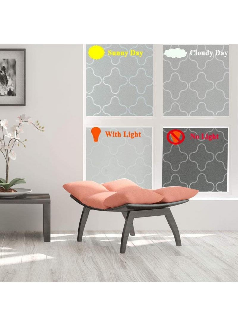Y&D Window Film Decorative Privacy No Glue Glass Sticker For Door Home House Ofiice Heat Control Anti UV 90 x 200 cm  - Image 5