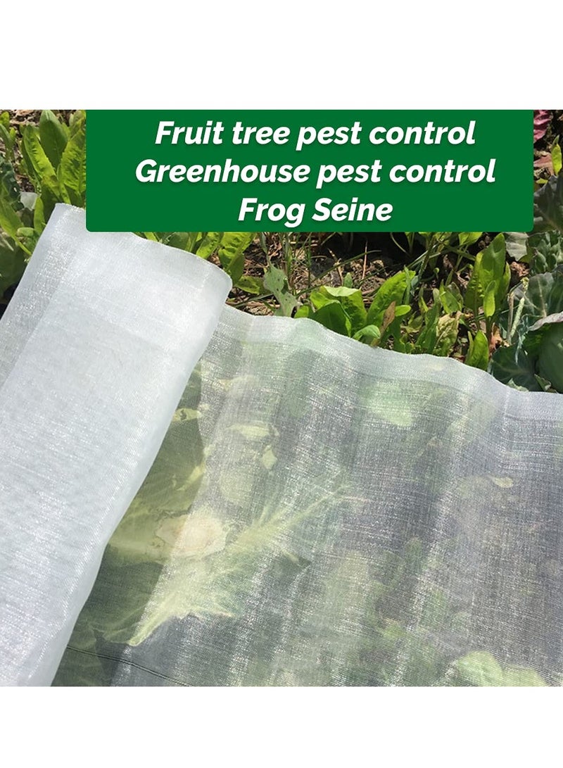 SOLARAE Insect Netting Mesh, Garden Netting for Plants Garden Netting Fine Mesh Insect Netting Vegetable Netting Protection Plant Protection Netting for Vegetables Flowers Fruits Garden Outdoors 2.5 x 10m - Image 3