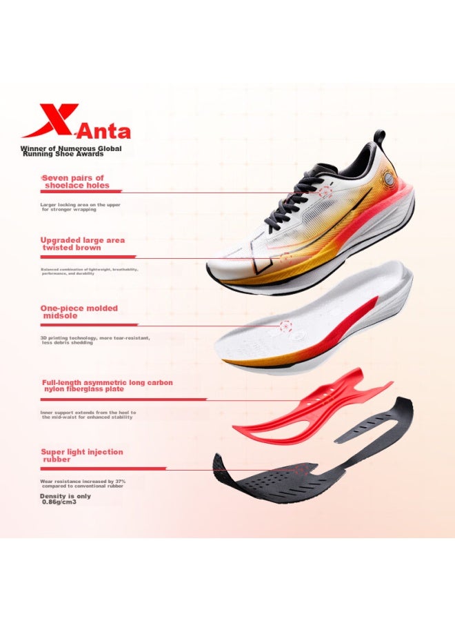 Xtep Integrated Molded Second-generation Men's Running Shoes, Speed Compeion, Physical Test, Casual Sports Shoes, Training, Wear-resistant, Rebound, Shock-absorbing - Image 1