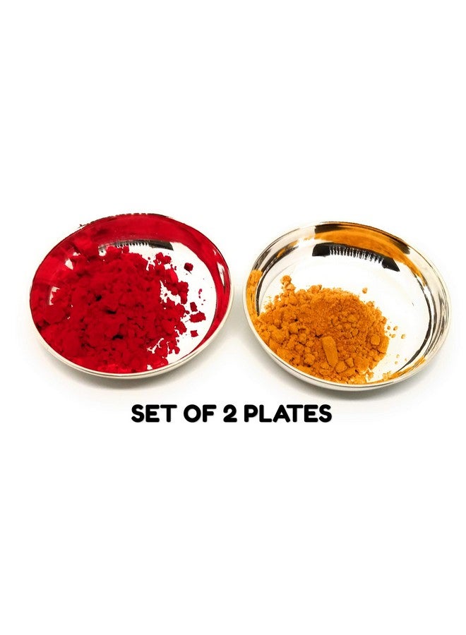 PRD CARATCAFE 925 Sterling Silver 24 GMS (12 x 2 pcs) Small Plates Dish/Katori/Wati (2 Pcs) for Diwali Puja Dhanteras Mandir - Image 5