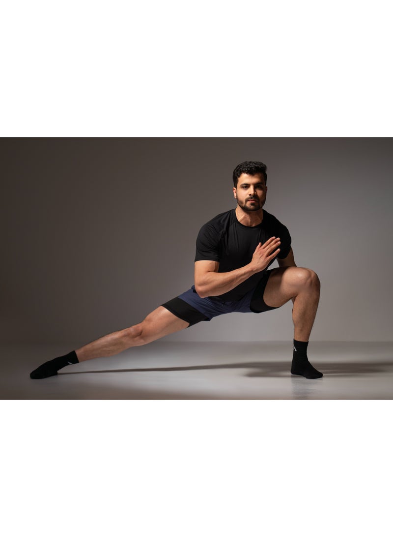 Men's black sports t-shirt XL - Image 4