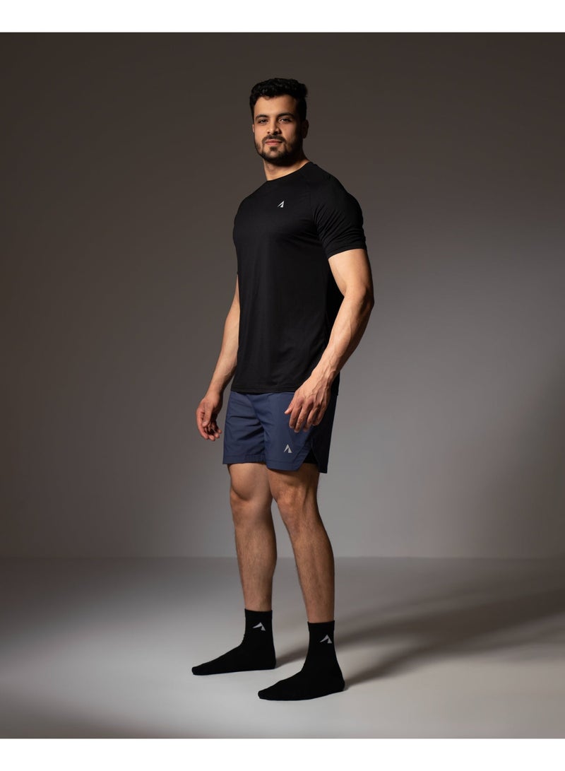 Men's black sports t-shirt XL - Image 2
