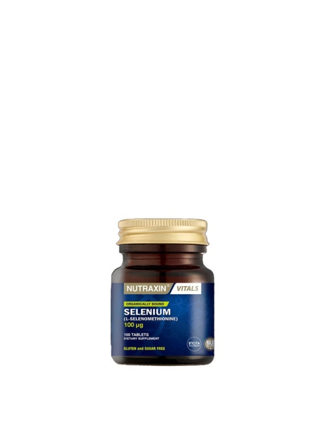 نوتركسين نيوتراكسين فيتالز سيلينيوم ١٠٠ ميكروغرام، دعم غذائي يومي، تركيبة مضادة للأكسدة، ١٠٠ قرص - Image 2