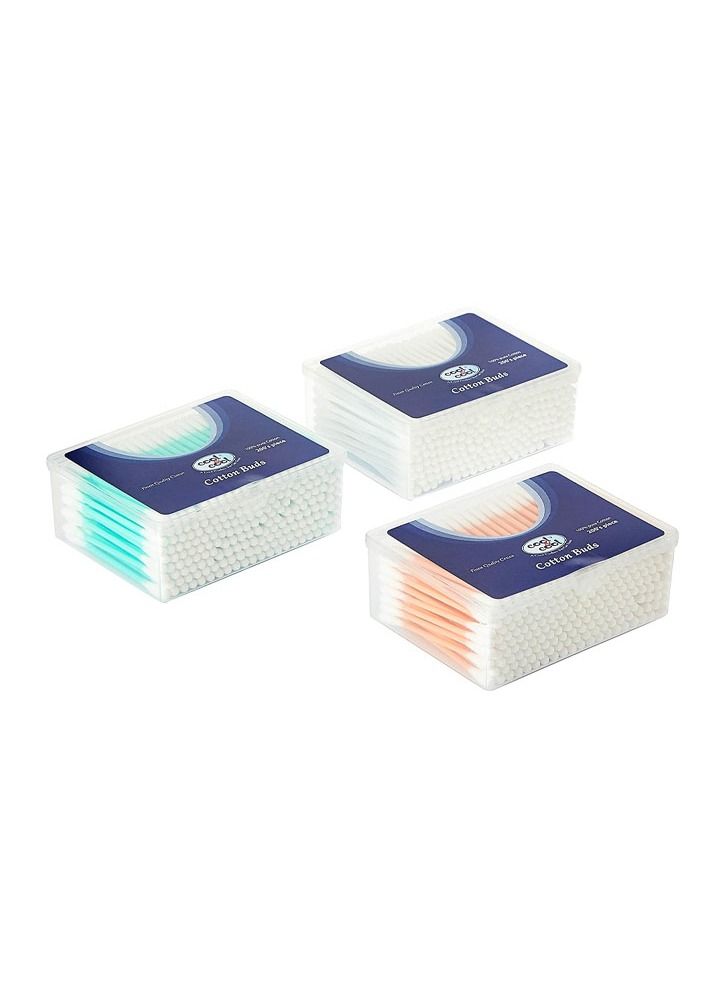 Cool & Cool Pure Cotton Buds - Pack Of 3 Pieces (3 X 200 Count) - Image 3