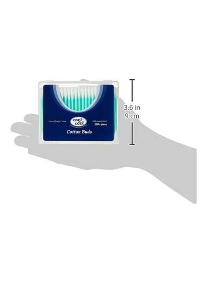 Cool & Cool Pure Cotton Buds - Pack Of 3 Pieces (3 X 200 Count) - Image 4