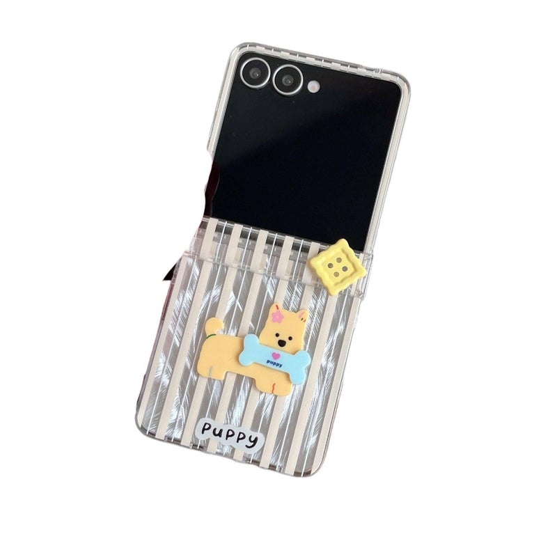 غطاء واقي | حماية من السقوط | مقاوم للصدمات لـ Samsung Galaxy Z Flip 4 | شفاف | Acrylic - Image 1