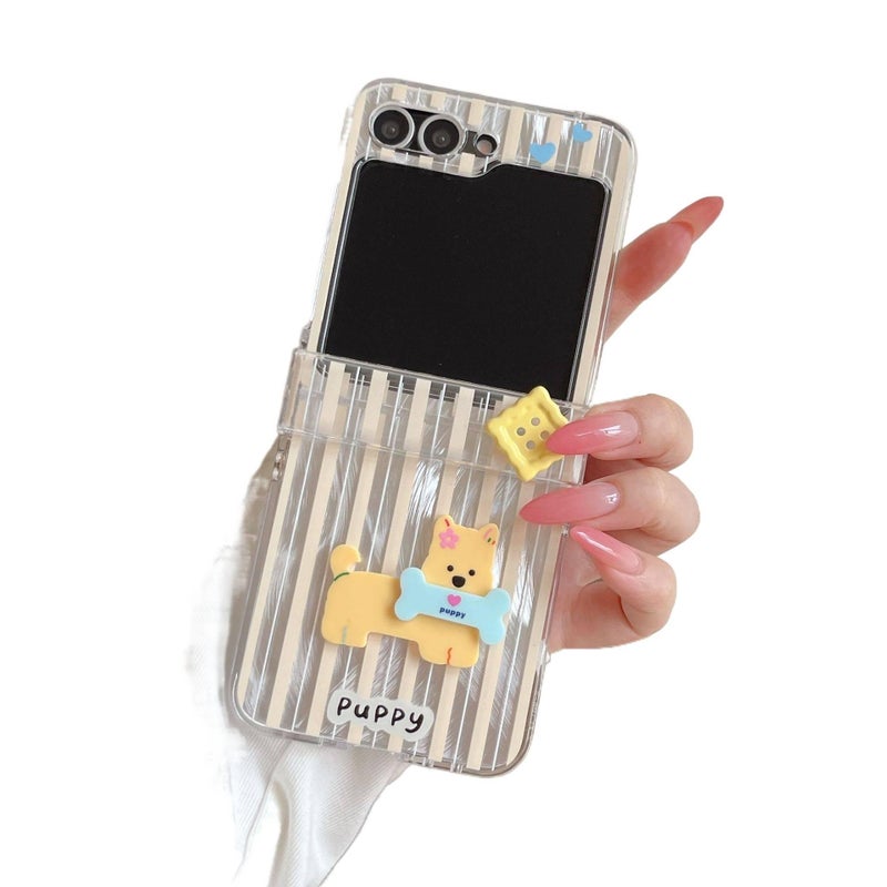 غطاء واقي | حماية من السقوط | مقاوم للصدمات لـ Samsung Galaxy Z Flip 4 | شفاف | Acrylic - Image 2
