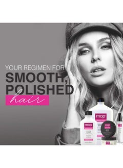 Mop Pomegranate Smoothing Shampoo For Medium To Coarse Hair Cleansing Formula Strengthens Scalp & Hair Repairs And Nourishes  - Image 4