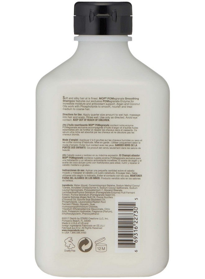 Mop Pomegranate Smoothing Shampoo For Medium To Coarse Hair Cleansing Formula Strengthens Scalp & Hair Repairs And Nourishes - Image 3