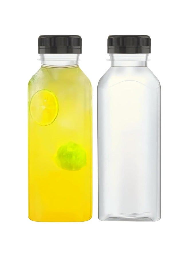 Halapack Halapack  Leak Proof  500 ml Plastic Juice Bottles 10 Pcs Clear Plastic Bottles With Caps Milk Bottle Water Bottles For Kids Empty Bottle Zamzam Water Gym Water Bottle Reusable Plastic Juice Bottle  - Image 3