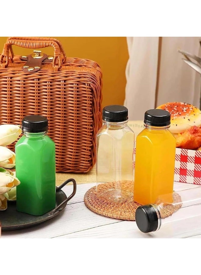 Halapack Halapack  Leak Proof  500 ml Plastic Juice Bottles 10 Pcs Clear Plastic Bottles With Caps Milk Bottle Water Bottles For Kids Empty Bottle Zamzam Water Gym Water Bottle Reusable Plastic Juice Bottle  - Image 5