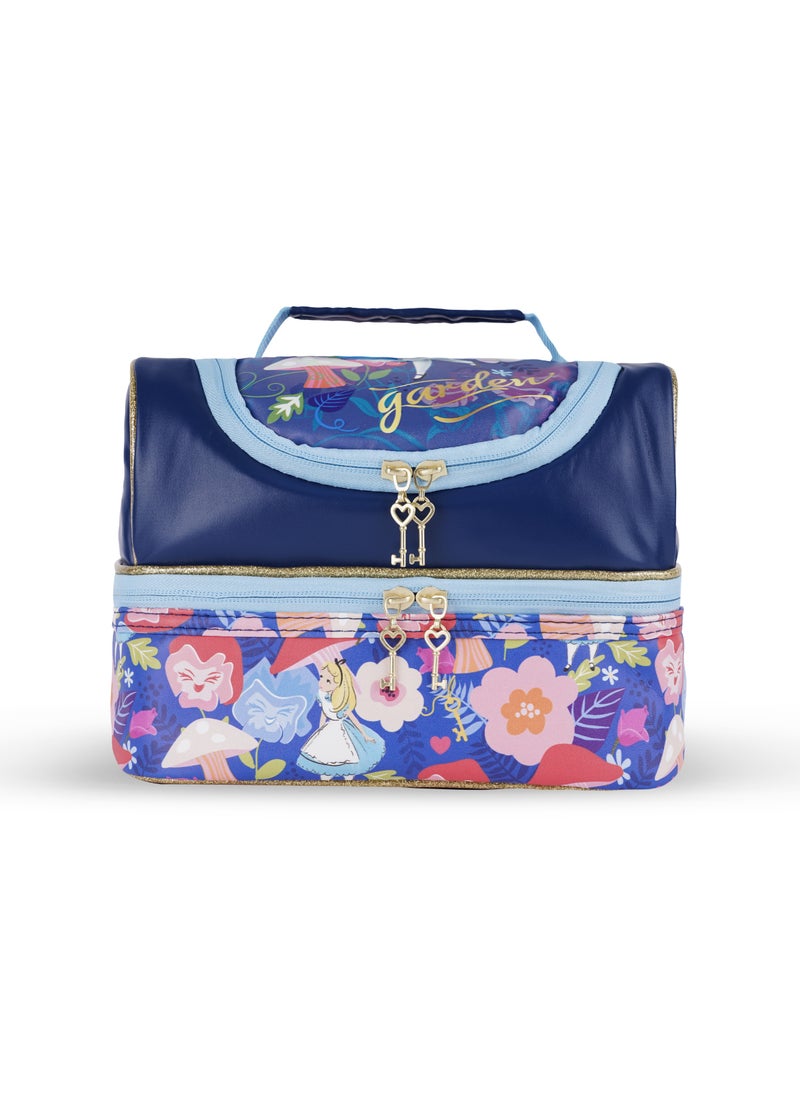 Disney Alice In Wonderland Curious Garden Dual Compartment Lunch Bag  - Image 1