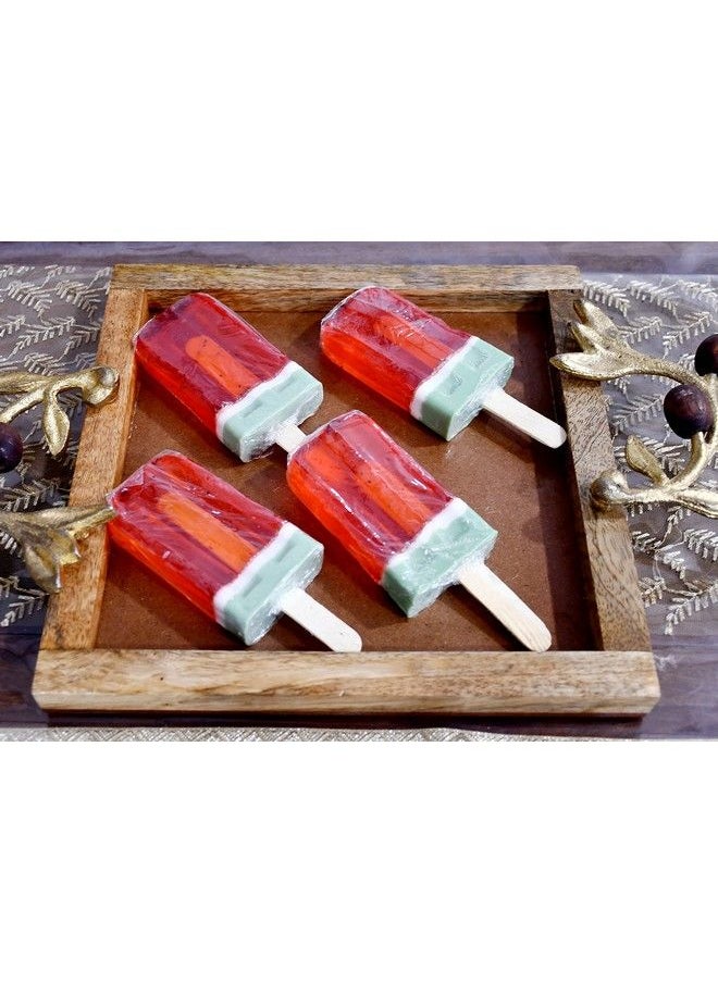 The Little Lookers - Watermelon Popsicle Baby Bathing Soap ; 100% Handmade & Organic For Baby;Kids 95G (Pack Of 2) - Image 1