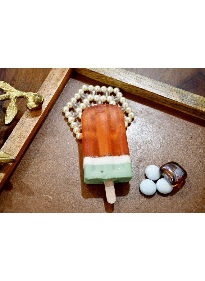 The Little Lookers - Watermelon Popsicle Baby Bathing Soap ; 100% Handmade & Organic For Baby;Kids 95G (Pack Of 2) - Image 1