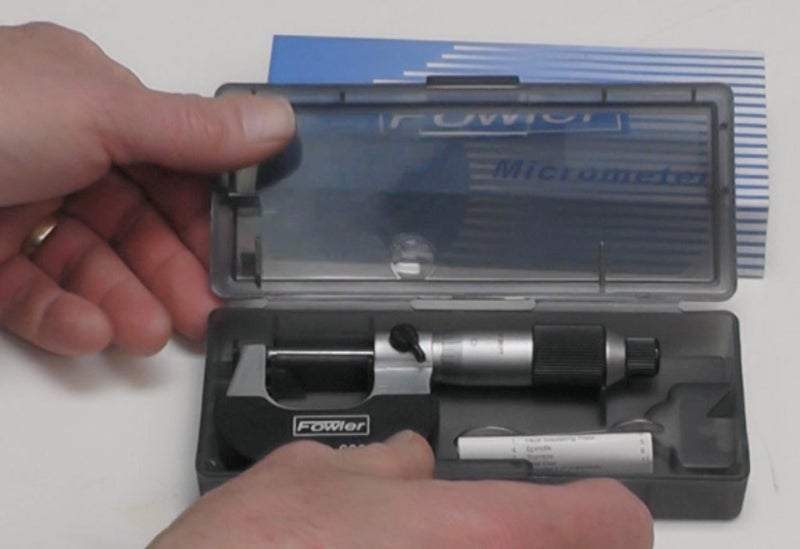 Fowler 52-229-201-0 Swiss Style Outside Micrometer with 0-1" Measuring Range - Image 3